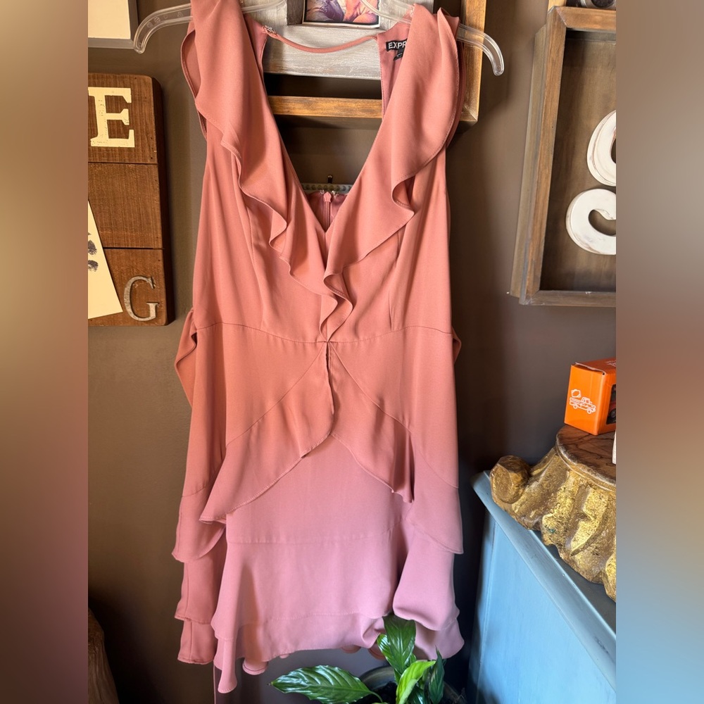 Express Soft Pink Dress